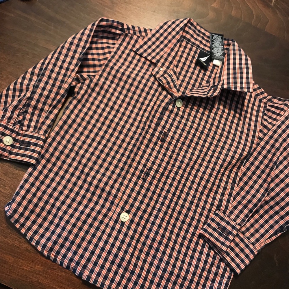 Nautica toddler button up